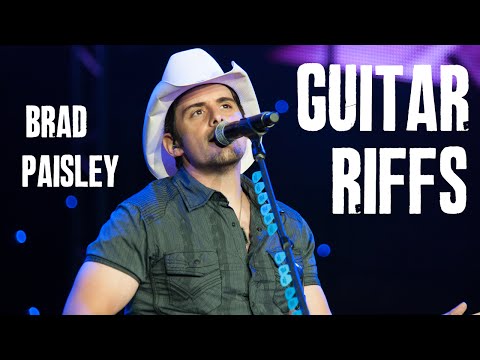 Brad Paisley Style Acoustic Guitar Riffs | Country Guitar Lesson Tutorial - Life's Railway To Heaven