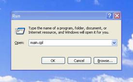 Open Mouse Properties