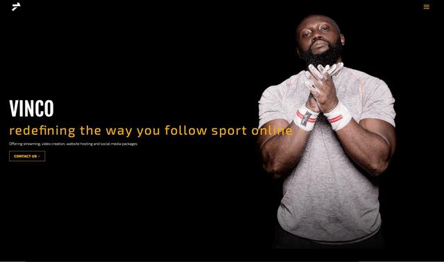 Vinco Sport Ltd website