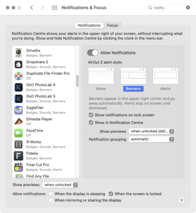 How to efficiently track down mystery audio notifications in macOS/OS X