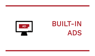 Built-in Advertising Tools
