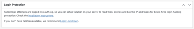 New Feature for BusinessPress: Fail2Ban for WordPress Hack Attempts