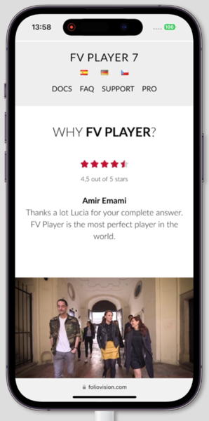 Sticky Video for Mobile Phones