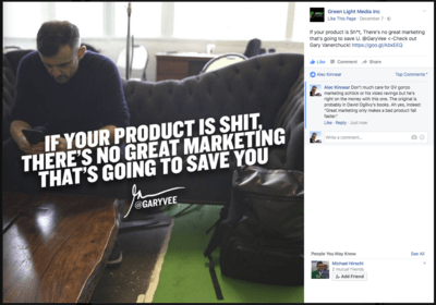 Great marketing, bad products vs great products, weak marketing