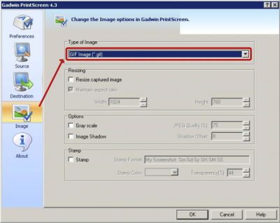 Image settings