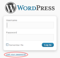 lost password 1