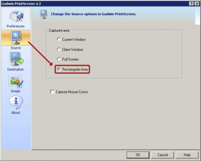 Source settings