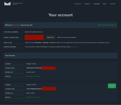 How to build user-friendly software licensing: The Newsletter Plugin vs FV Player