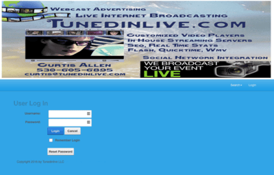 Curtis Allen of TunedInLive.com does not pay his bills