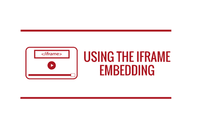 How to embed with an iframe