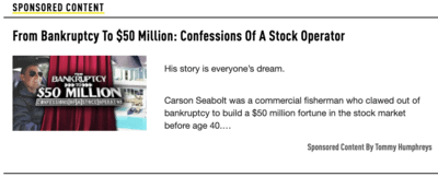 How to hide ZeroHedge Sponsored Posts